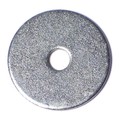 Midwest Fastener Fender Washer, Fits Bolt Size #6 , Steel Zinc Plated Finish, 100 PK 07369